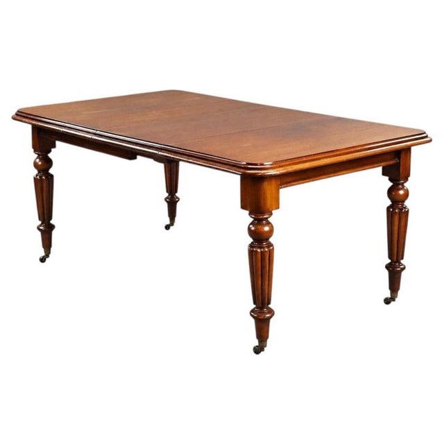 Wood Victorian Mahogany Extending Dining Table, 1880 For Sale - Image 7 of 7