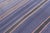 Doris Leslie Blau Vintage Indian Dhurrie Striped Purple Rug For Sale - Image 4 of 9