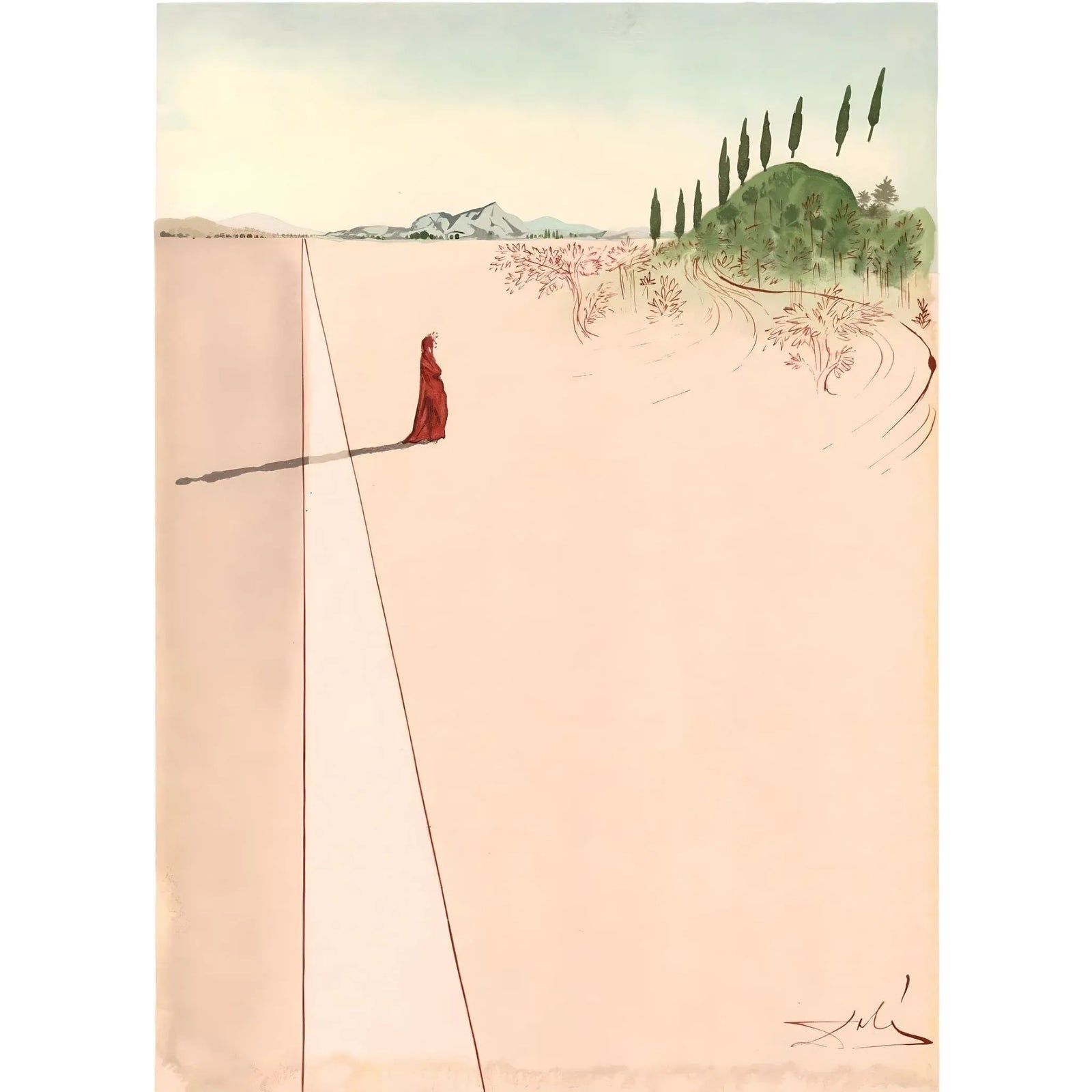 Salvador Dalí, The Delightful Mount (Michler/Löpsinger 1039-1138; Field ...