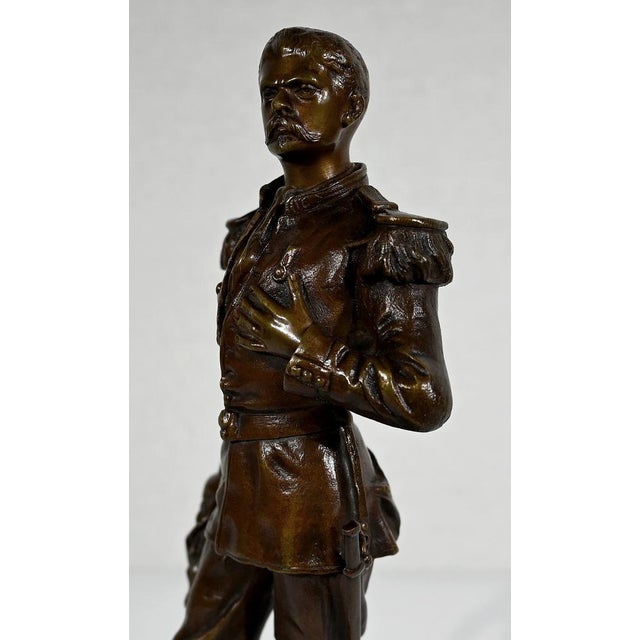 C. Anfrie, L’Estafette, 19th-Century, Bronze For Sale - Image 11 of 18