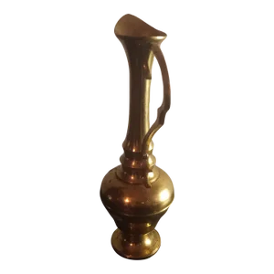 Vintage Brass Pitcher Vase