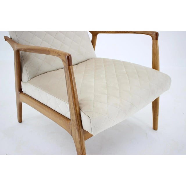 1970s Organic Oak Armchair, Czechoslovakia, 1970s For Sale - Image 5 of 9