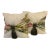Custom Hollywood Regency Chinoiserie Damask Pillows With Tropical Sash and Tassels - A Pair For Sale