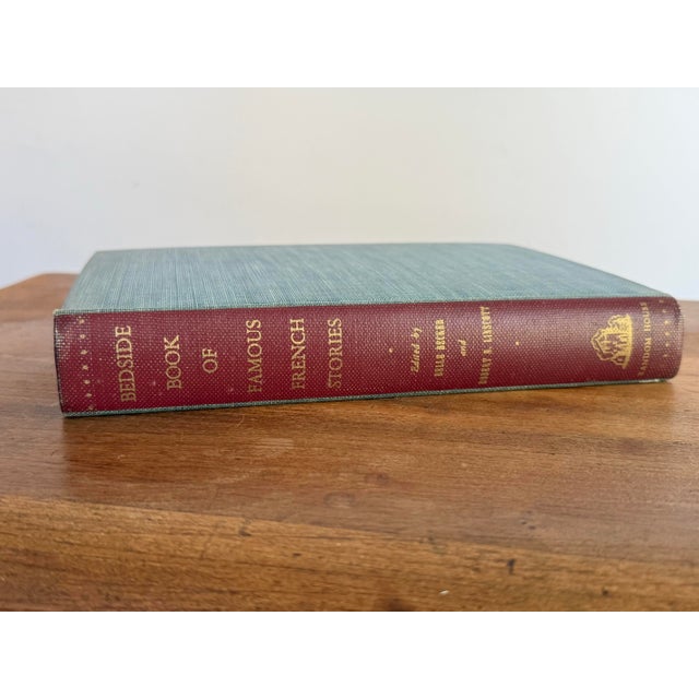 First edition "Bedside Book of Famous French Stories" edited by Belle Becker and Robert N. Linscott. Published in 1945 in...