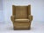 Vintage Danish Highback Chair in Yellow Furniture Velour, 1970s For Sale - Image 18 of 18