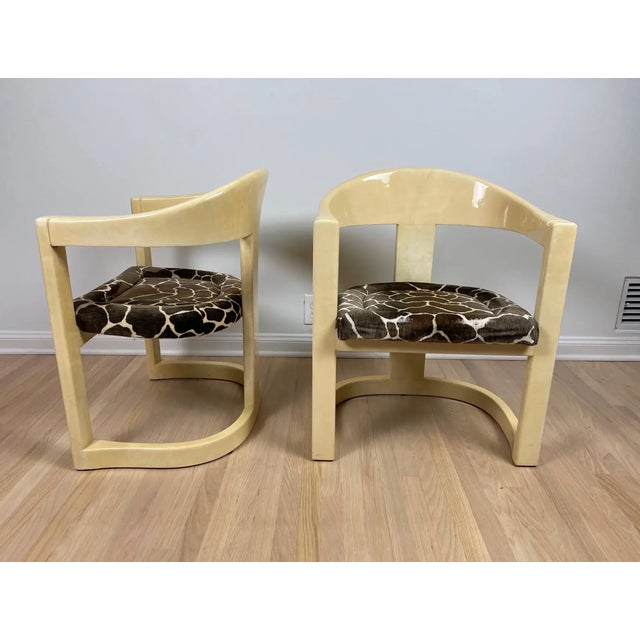 Note there is another Chairish listing for a set of 6 of these same matching chairs, I have 8 chairs in total - six in one...