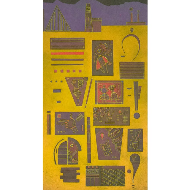 Abstract 1969 Wassily Kandinsky Lithograph "Conglomérat" (Conglomerate) For Sale - Image 3 of 4