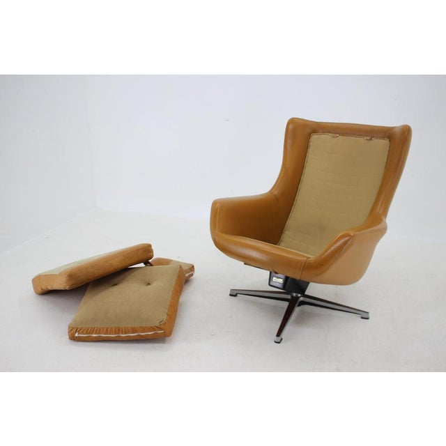 Leather Adjustable Armchair from Peem, Finland, 1970s For Sale - Image 12 of 18