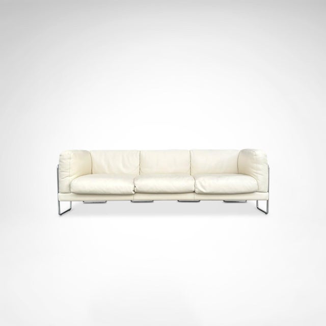 Pen Club 3-Seater Sofa by Kwok Hoi Chan for Steiner, France, 1980s For Sale - Image 12 of 12