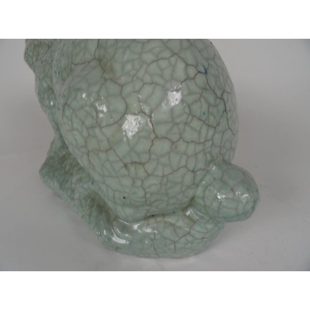 Late 20th Century 20th Century Large Scale Ceramic Rabbit Sculpture For Sale - Image 5 of 7