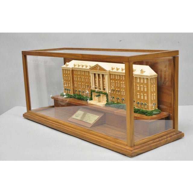 Late 20th Century The Culinary Institute of America Mixed Wood Award Model for Dr John Connolly For Sale - Image 15 of 18