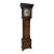 Circa 1820 Brass Face English 8 Day Grandfather Clock For Sale