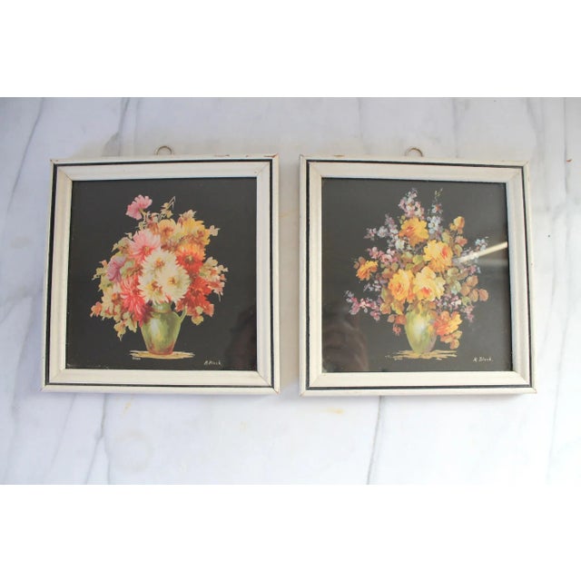 Farmhouse Vintage Still Life Floral Print Wall Hangings - a Pair For Sale - Image 3 of 10