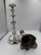 Late 19th Century Antique Sterling Silver Baroque Revival Candlesticks With Repoussé - a Pair For Sale - Image 5 of 18