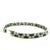 Metal 1940s Platinum Diamond and Sapphire Art Deco–Style Link Bracelet For Sale - Image 7 of 10