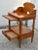Wood Lexington Cherry Table Americana Style Vintage Stand Pull Out Drawer For Sale - Image 7 of 12