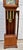 Colonial Cherry Grandfather Clock Vintage Moon Dial Triple Weights Chime For Sale - Image 11 of 18