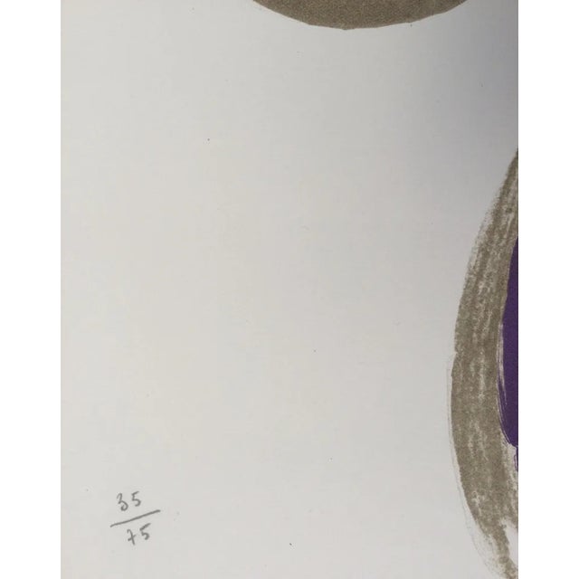 Modern James Pichette, Composition, 1969, Original Lithograph For Sale - Image 3 of 5