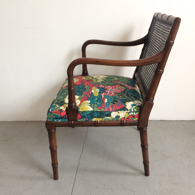 Vintage Faux Bamboo Accent Chair Chairish