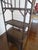 1970s Vintage Burnt Bamboo Etagere For Sale - Image 4 of 7