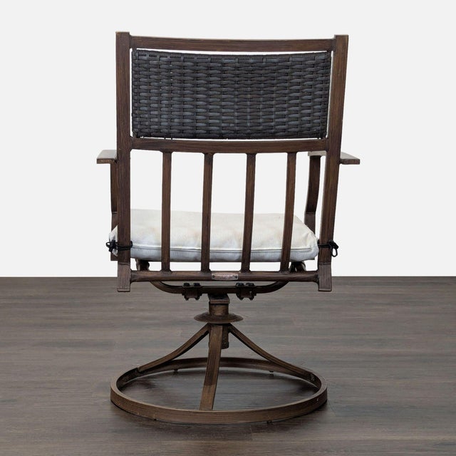 2000 - 2009 Orchard Supply Hardware Swivel Rocking Patio Chair For Sale - Image 5 of 8