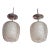 Pair Lightolier Pendant Lights Vintage 1960s For Sale