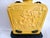 Lamp Vintage Chinese Imperial Yellow Crackled Porcelain & Shade For Sale - Image 15 of 17