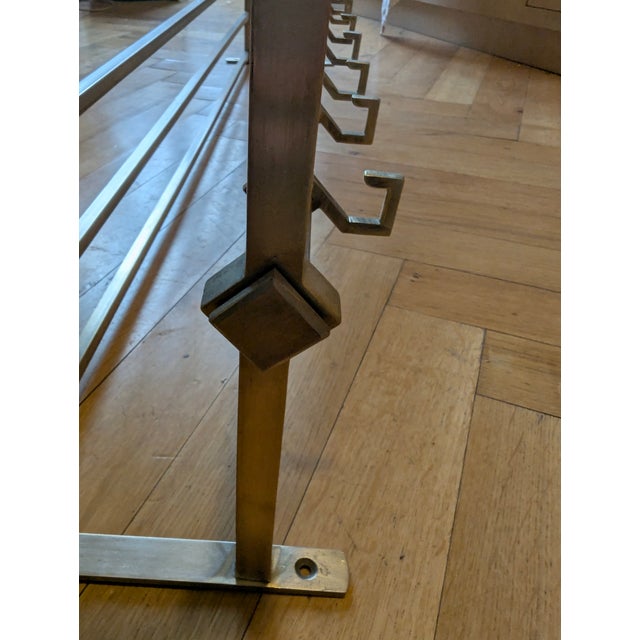 Large Bauhaus Art Deco Wall-Mounted 10-Hooks Coat Rack, 1920s For Sale - Image 6 of 16