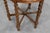 Oak Carved Side Table with Barley-Twist Legs, France, 1890s For Sale - Image 9 of 12
