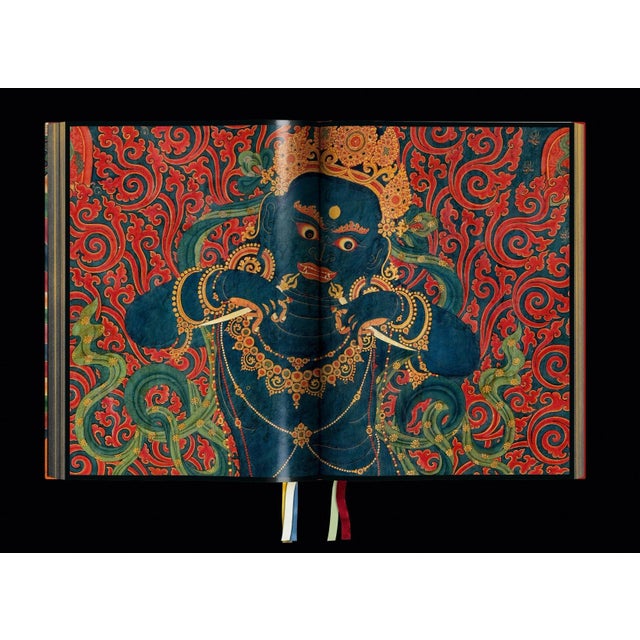 TASCHEN TASCHEN Books, Thomas Laird "Murals of Tibet" Painting Collection Autographed by the Dalai Lama Collector's Edition with Book Stand For Sale - Image 4 of 12
