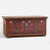 Brown Antique Wooden Trunk, 1913 For Sale - Image 8 of 8