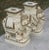 Hollywood Regency Gold & White Elephants Garden Stools - a Pair For Sale - Image 5 of 8