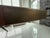 District Eight Artisanal Ping Pong Table, Smoked Oak With Cast Iron Base For Sale In West Palm - Image 6 of 10