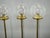 Space Age Brass and Bubble Glass Floor Lamps by Kamenický Šenov 1970s, Set of 4 For Sale - Image 14 of 16