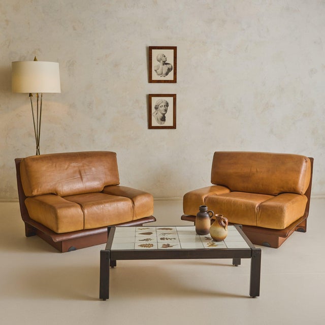 Mid-Century Modern French Garrigue Ceramic Tile Coffee Table by Roger Capron, 1960s For Sale - Image 3 of 13