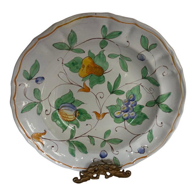 1980s Italian Hand Crafted Art Pottery Bowl For Sale