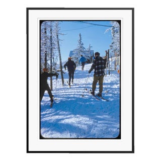 Toni Frissell, Skiers in the Woods, 1955 / 2020s, C Print, Framed For Sale
