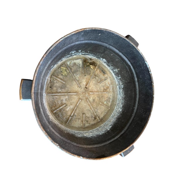 Late 20th Century Niermann Weeks Attributed Tole Jardiniere Plant Stand For Sale - Image 9 of 9