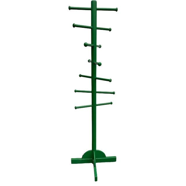 Wooden Coat Hanger attributed to Ettore Sottsass, 1960s For Sale