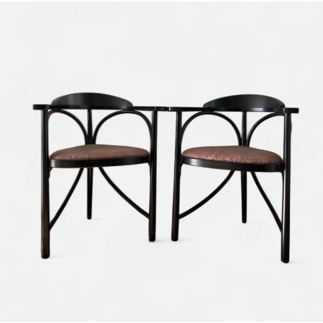 Model 91 Triangle Chairs by Michael Thonet, Set of 2 For Sale - Image 5 of 5