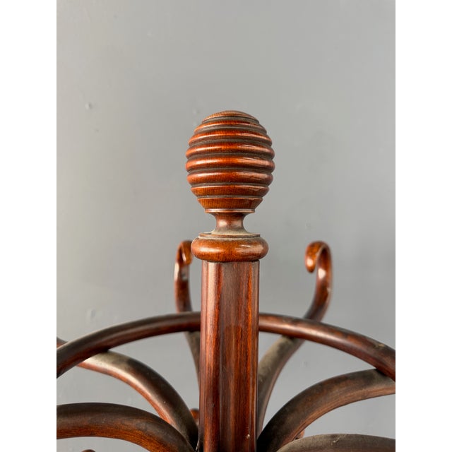 1910s Thonet Bentwood Standing Coat Rack Nr. 1, Austria, Early 20th Century For Sale - Image 5 of 10