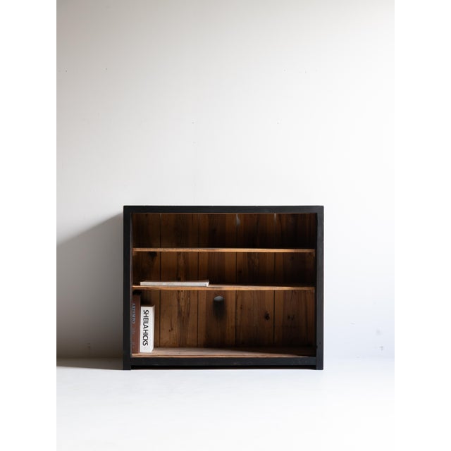 Black Japanese Antique Wabi Sabi Black Tansu 1860s-1900s / Chests Cabinet For Sale - Image 8 of 15