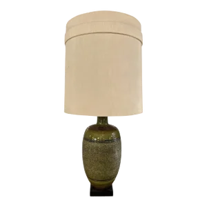 Mid Century Modern Glazed Pottery Table Lamp