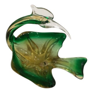Ferro & Lazzarini Murano Glass Bird Made for Jordan Import Company in 1963 For Sale