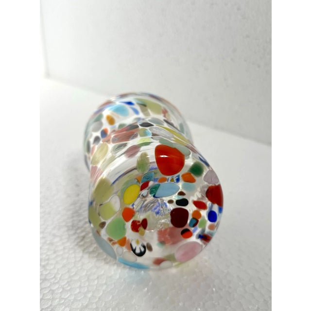 Art Deco Murano Style Goto Drinking Glass - Egg Skin For Sale - Image 3 of 4