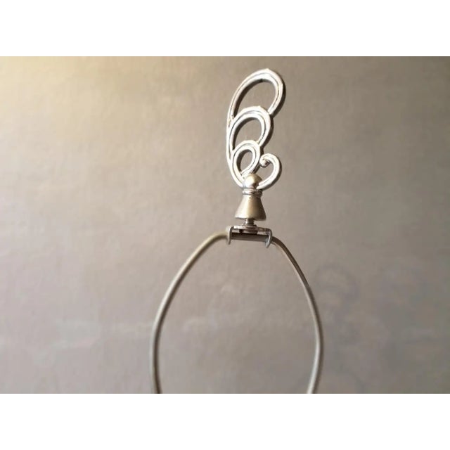 Silver 1950s Chrome Trophy Table Lamp Style Stiffel Lamp Company For Sale - Image 8 of 10