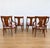 1990s Vintage Neoclassical Style Dining Chairs - Set of 6. Newly Upholstered in Abstract Patterned Velvet. For Sale - Image 5 of 11