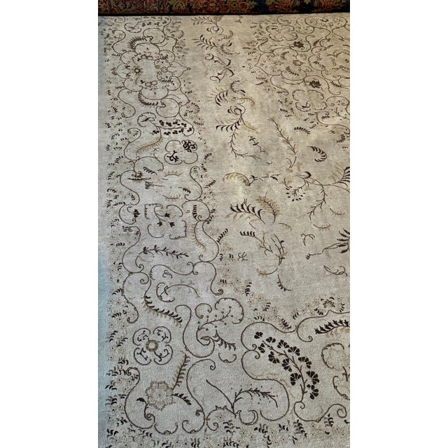 Traditional Vintage Decorative Hand Knotted Carpet For Sale - Image 3 of 8