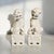 Hollywood Regency 1960's White Ceramic Wai Ming Foo Dogs For Sale - Image 3 of 8