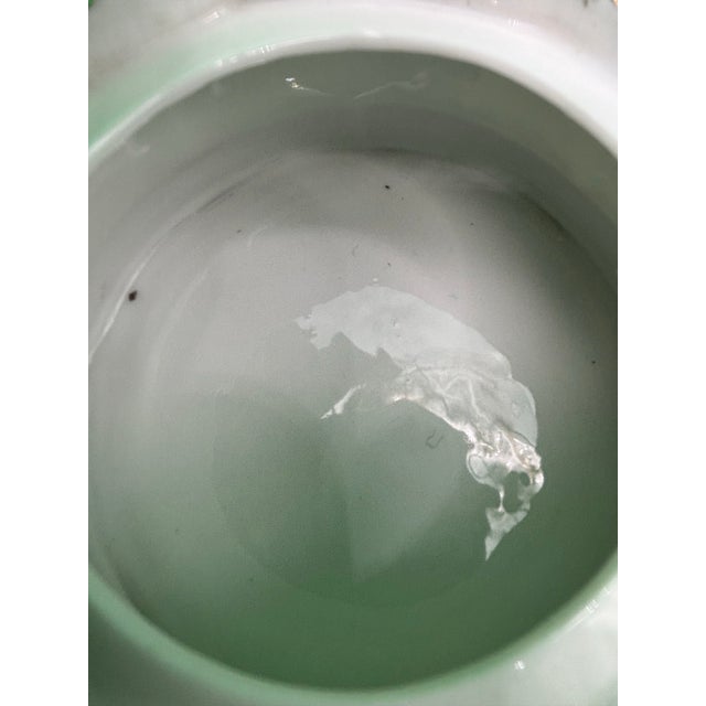 Antique Rs Prussia Rose & Peony Art Deco Style Creamer and Covered Sugar Set For Sale - Image 12 of 12